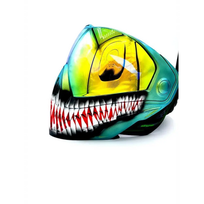 Rogue Customs Dye i5 Green Chameleon Venom Paintball Mask