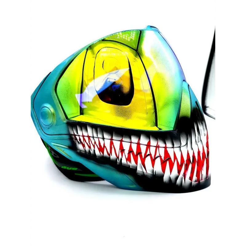 Rogue Customs Dye i5 Green Chameleon Venom Paintball Mask