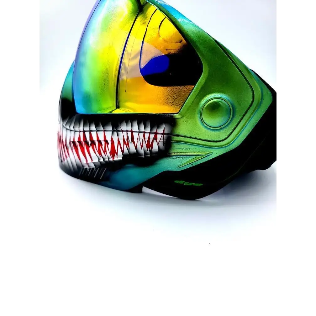 Rogue Customs Dye i5 Green Chameleon Venom Paintball Mask