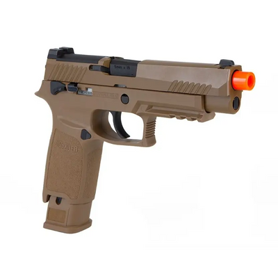 SIG Sauer ProForce P320 M17 Airsoft C02 Pistol in Tan