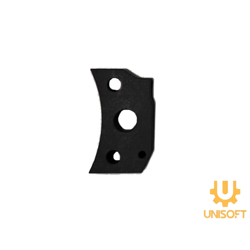 Unisoft Aluminum Curved Trigger for Hi-CAPA Gas Blowback Airsoft Pistols Black