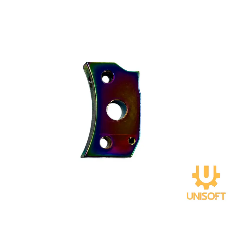 Unisoft Aluminum Curved Trigger for Hi-CAPA Gas Blowback Airsoft Pistols Rainbow
