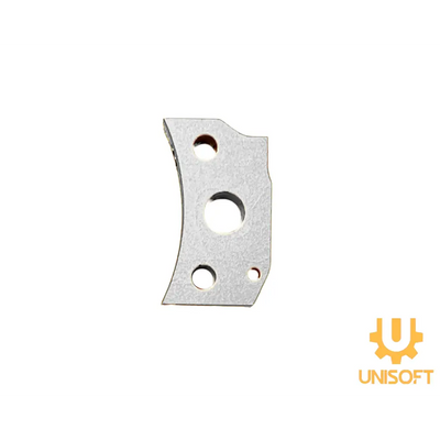 Unisoft Aluminum Curved Trigger for Hi-CAPA Gas Blowback Airsoft Pistols Silver