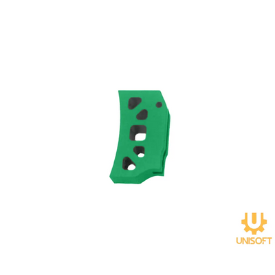 Unisoft Aluminum Trigger for Hi-CAPA Gas Blowback Airsoft Pistols T1 Green