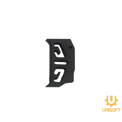 Unisoft Aluminum Trigger for Hi-CAPA Gas Blowback Airsoft Pistols T2 Straight Black