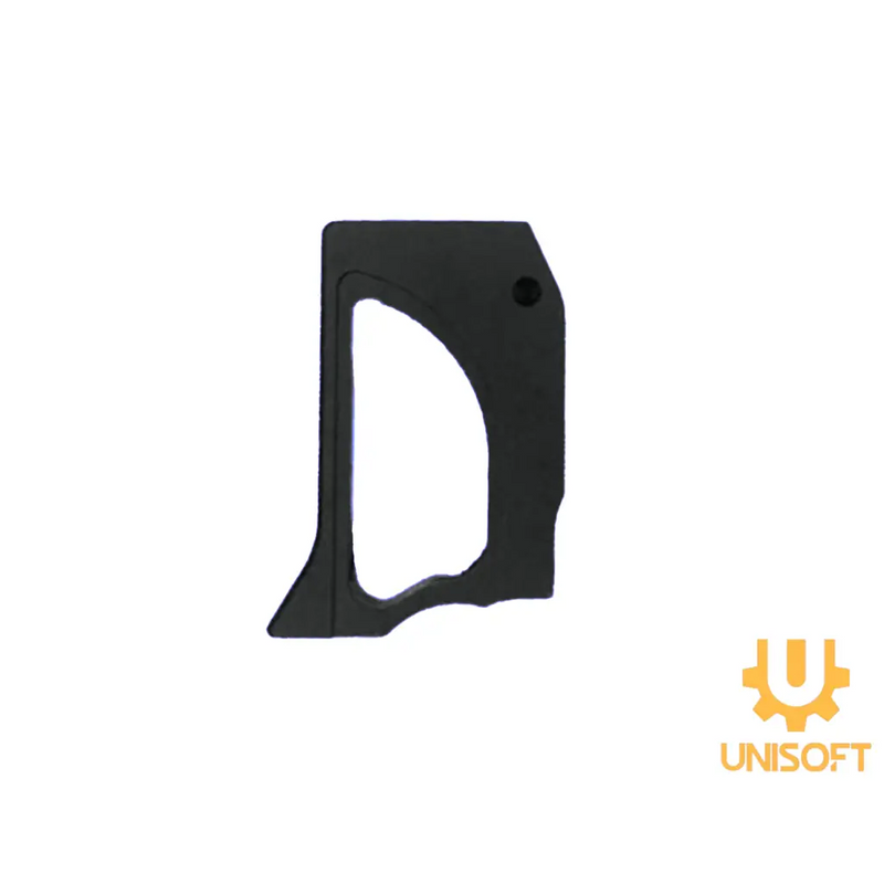 Unisoft Aluminum Trigger for Hi-CAPA Gas Blowback Airsoft Pistols Straight Curved Skeletonized Black
