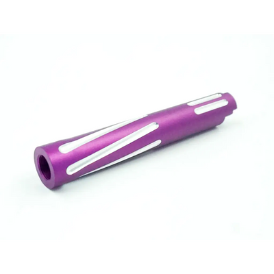 Unisoft Threaded Two-Tone Twisted Outer Barrel for TM 4.3 Hi Capa Purple