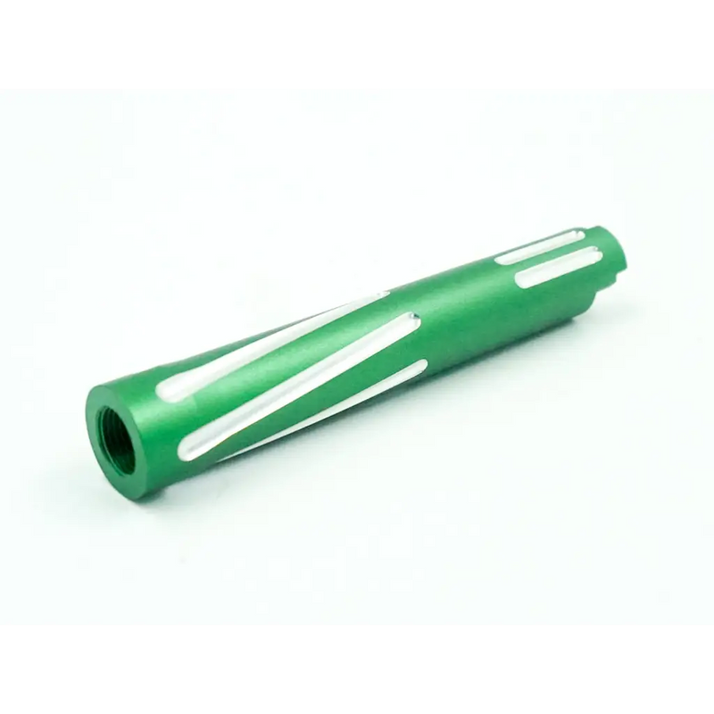 Unisoft Threaded Two-Tone Twisted Outer Barrel for TM 4.3 Hi Capa green