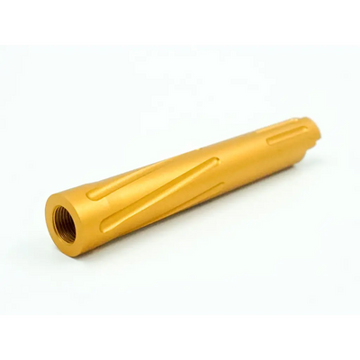 Unisoft Threaded Twisted Outer Barrel for TM 4.3 Hi Capa Solid Gold