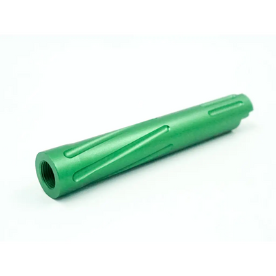 Unisoft Threaded Twisted Outer Barrel for TM 4.3 Hi Capa Solid Green