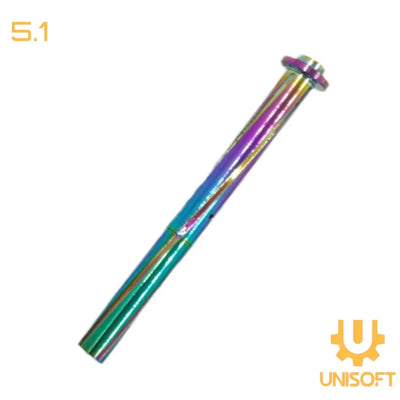 Unisoft “Tornado” Style Two-Piece Recoil Spring Guide Rod for 5.1 Hi-Capa Series Airsoft GBB Pistols rainbow hicapa
