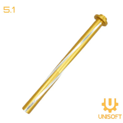 Unisoft “Tornado” Style Two-Piece Recoil Spring Guide Rod for 5.1 Hi-Capa Series Airsoft GBB Pistols gold