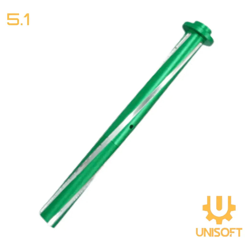 Unisoft “Tornado” Style Two-Piece Recoil Spring Guide Rod for 5.1 Hi-Capa Series Airsoft GBB Pistols green hicapa