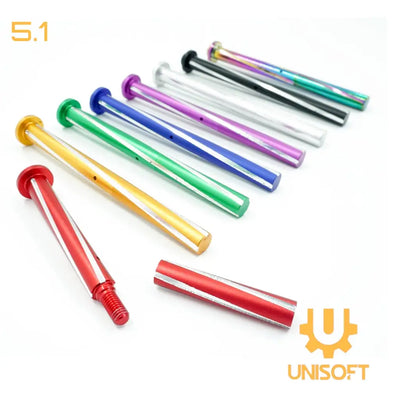 Unisoft Two Piece 5.1 Tornado Guide Rod For Hi-Capa red gold rainbow silver green blue purple