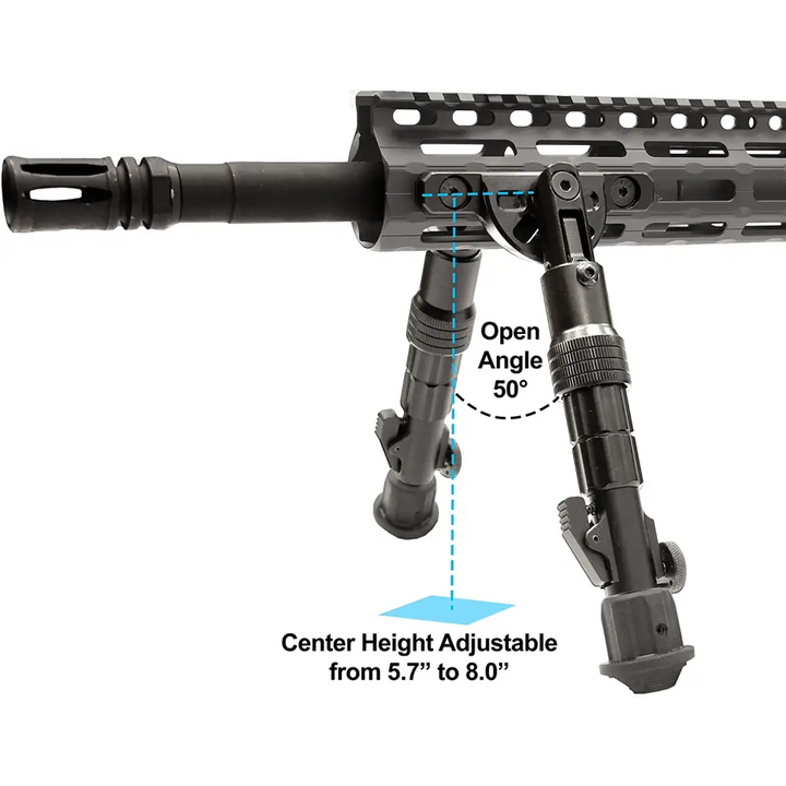 UTG Recon Flex M - LOK Bipod (Model: 5.7’ - 8’ / Center