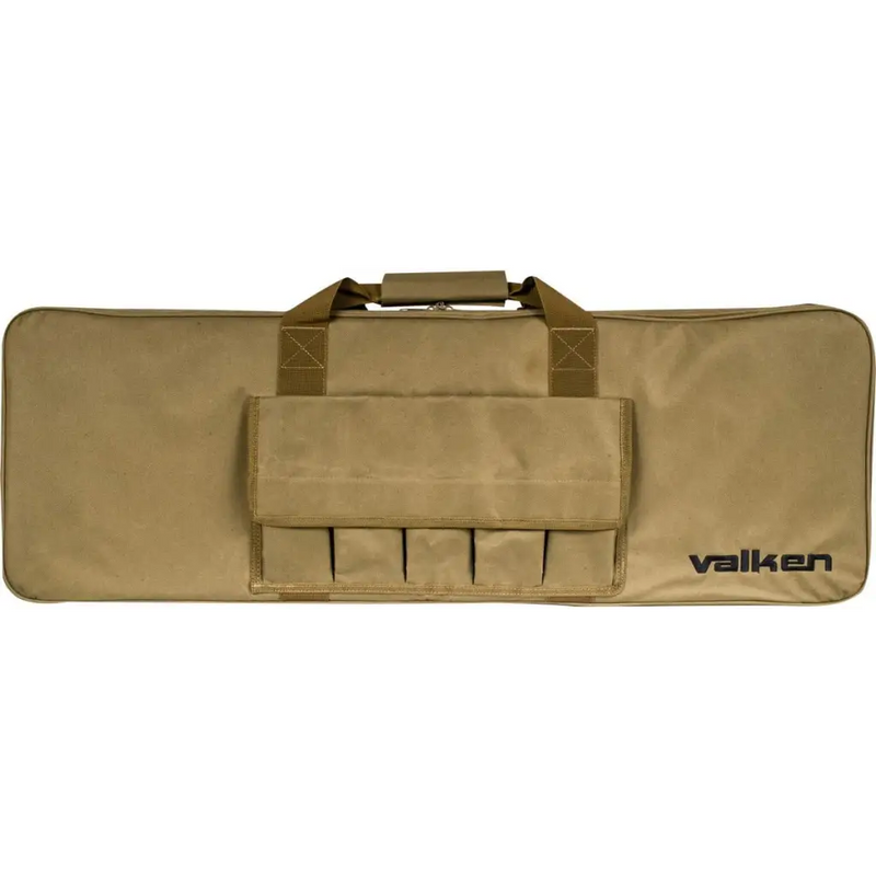 Valken 36 Inch Single Airsoft Rifle Soft Case Tan FDE Desert