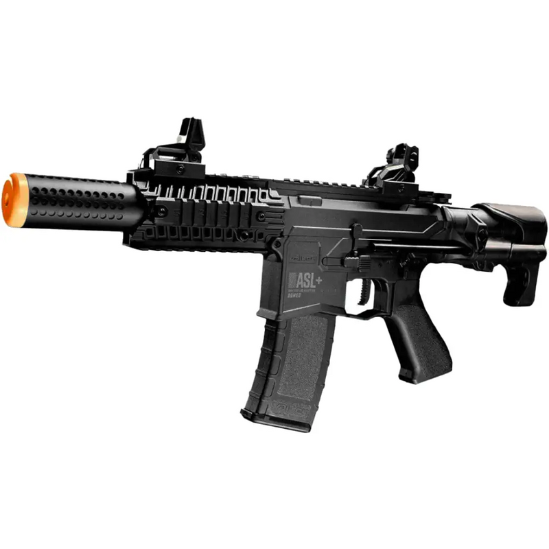 Valken ASL+Romeo M4 Airsoft AEG Rifle mock suppressor PDW Stock